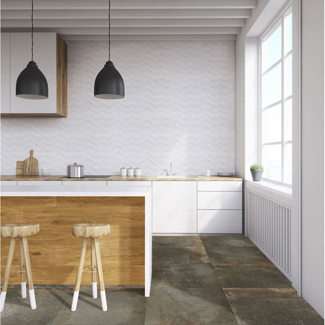Cinco tendencias en azulejos y cerámica para una cocina de revista