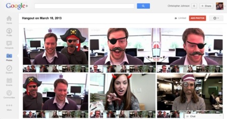 hangouts capture google plus videoconferencia