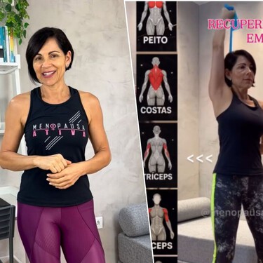 Bete Correia, instructora de Pilates: "Estos ejercicios mejoran la flacidez y ayudan a mejorar los síntomas de la menopausia" 