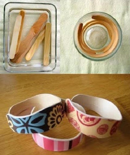 Nada de tirar los palitos del helado, ¡hazte pulseras!
