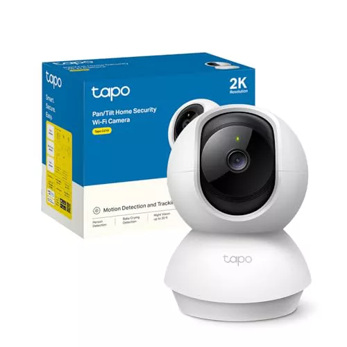Tapo C210 - Cámara IP WiFi 360° Cámara de Vigilancia 2K (3MP)