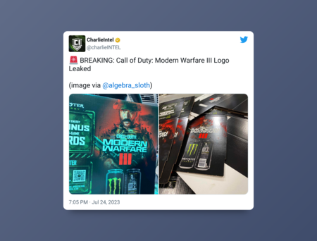 Tweet De Charlieintel