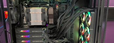 Un jugador montó cuatro RTX 5090 en su ordenador por el precio de un Tesla, pero su plan no tenía nada que ver con jugar