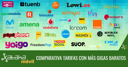 Simyo, Pepephone, Digi y Yoigo se hacen con las tarifas con más gigas: así son sus diferencias y ventajas