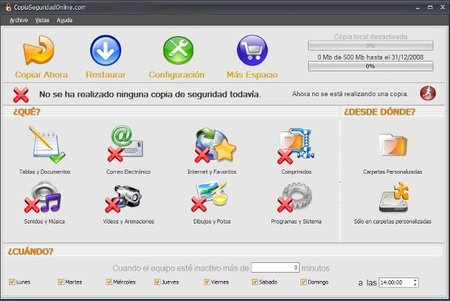 CopiaSeguridadOnline, alternativa escalable para llevar nuestras copias a la nube