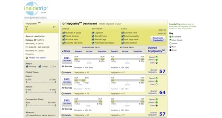 InsideTrip, buscador de vuelos a nivel internacional