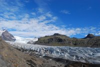 La lengua glaciar Svínafellsjökull en Islandia
