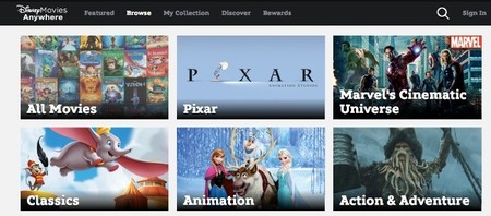 Disney Movies Anywhere, la tienda de películas online de Disney