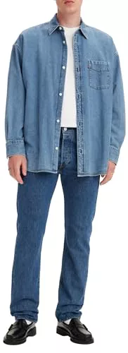 Levi's 501 Original Fit Vaqueros, Stonewash, 28W / 28L Hombre