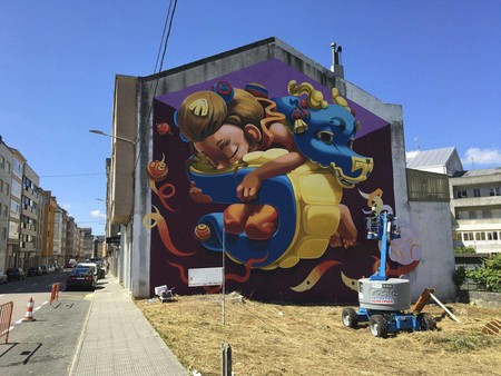 RexeneraFest, el festival de arte urbano que cambia la estética de Carballo