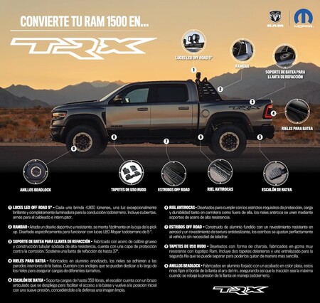 Ram 1500 Trx Accesorios Mopar