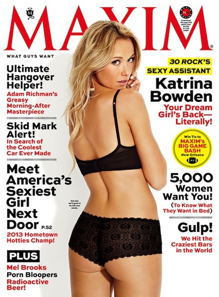 Katrina Bowden, calentando motores (y lo que no son motores) en el mes de Enero