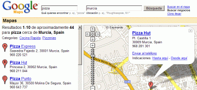 Google Maps: Ya muesta información de negocios en España