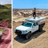 Una mujer de 36 años vive y viaja en su pick-up a jornada completa gastando 1.300 euros al mes. "Me siento cómoda en espacios muy pequeños"