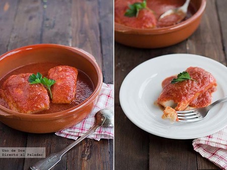 Cómo hacer bacalao en salsa vizcaína. Receta fácil