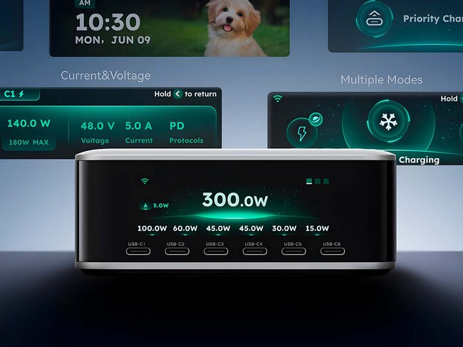 Ugreen Nexode Pro 300w 5 Port Gan Desktop Charger Lanzamiento Oficial Mexico