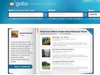 Goby, buscador de actividades de ocio en Estados Unidos