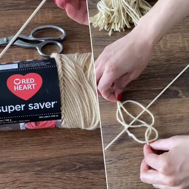 Reutiliza la lana que ya no sirve y conviértela en esta preciosa decoración para el hogar 