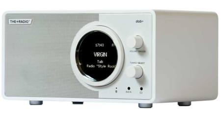 The Radio Dab White Side View 550x293