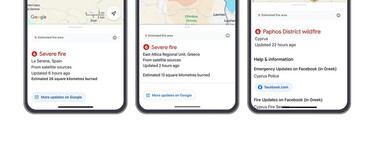 Google Maps es todavía mejor mostrando los incendios forestales en España 