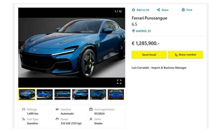 Ferrari Purosangue usado a la venta en Madrid