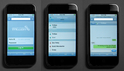 Mensajería instantánea en el iPhone