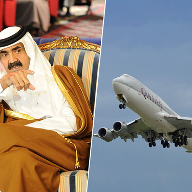 Una caída en Marruecos desató el lujo más absurdo: nueve Boeing 747 fueron necesarios para evacuar a Suiza al ex-emir de Catar 
