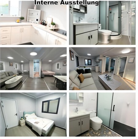 Contenedor plegable expandible para el hogar – Marco de acero soldado de 20/30/40 pies, doble impermeable, aislado | Modular Living/Office/Pop-Up Shop