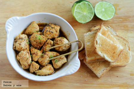 Pinchos de pollo extra rápidos para un aperitivo inesperado