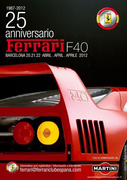 25 aniversario del Ferrari F40