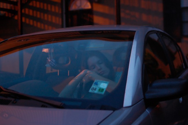 Mientras conduces dormido pie
