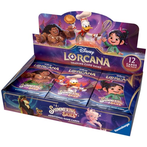 Paquete de 24 sobres Disney Lorcana de la expansión Shimmering Skies (288 cartas en total)