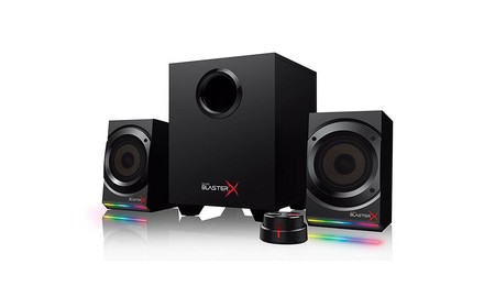 Creative Labs Sound BlasterX Kratos S5, altavoces gaming con iluminación RGB, por 123,86 euros, sólo hoy, en Amazon