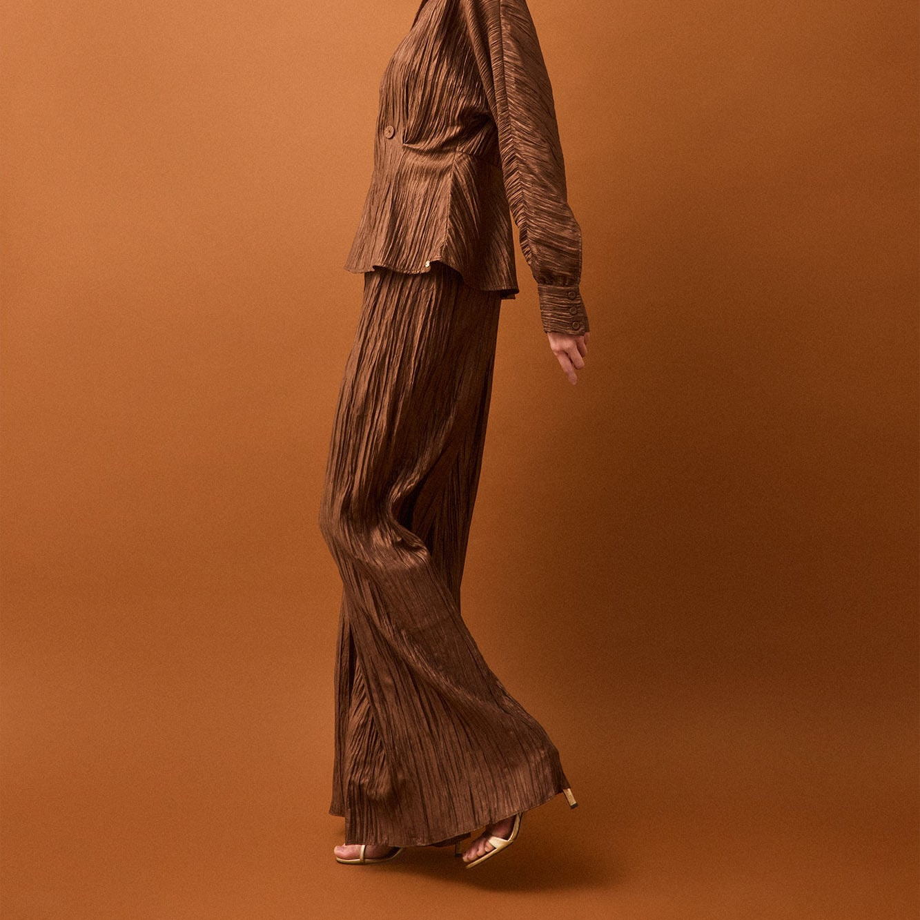  Pedro del Hierro
Pantalón palazzo plisado