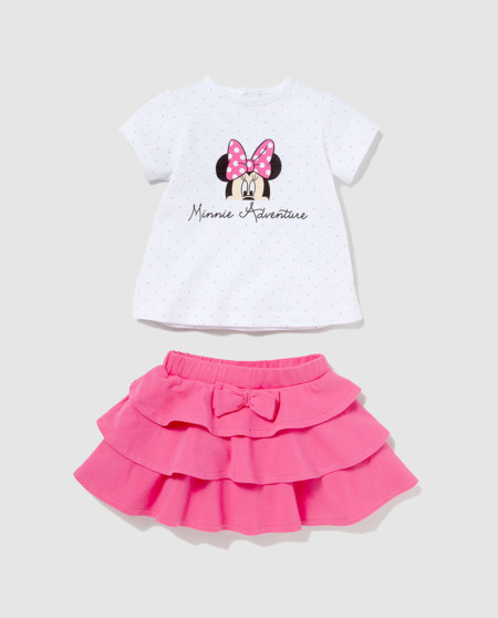 Conjunto Bebe Disney Rosa