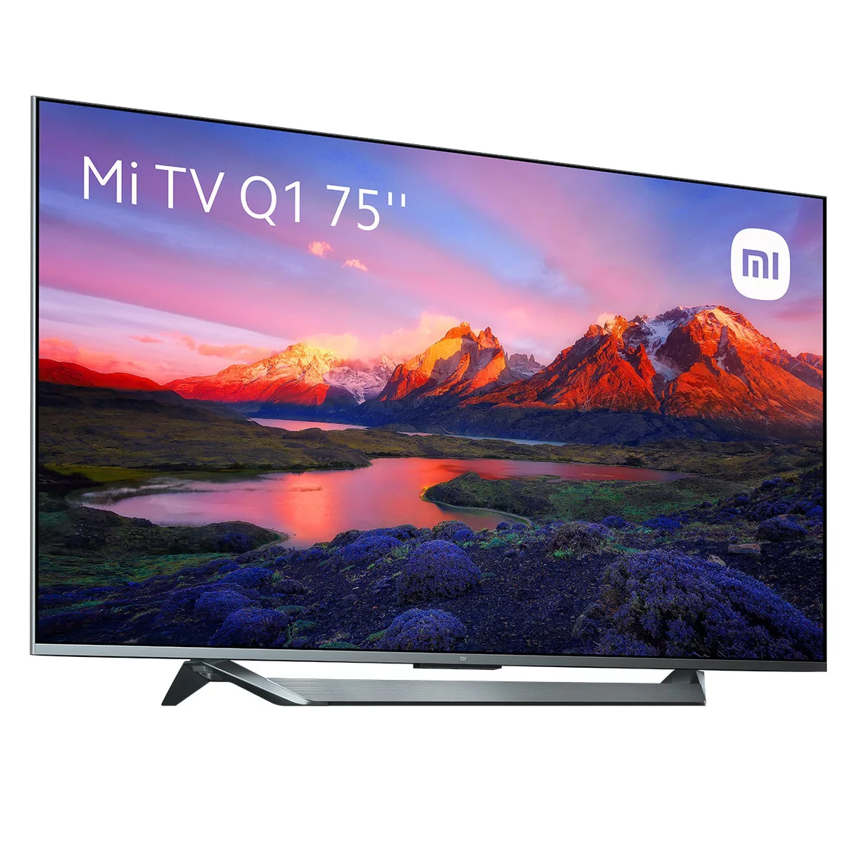 QLED テレビ 189 cm (75 インチ) Xiaomi Q1 75、QLED フルアレイ 192 ゾーン 4K、ドルビー ビジョン/オーディオ、HDR 10+、Android 10。
