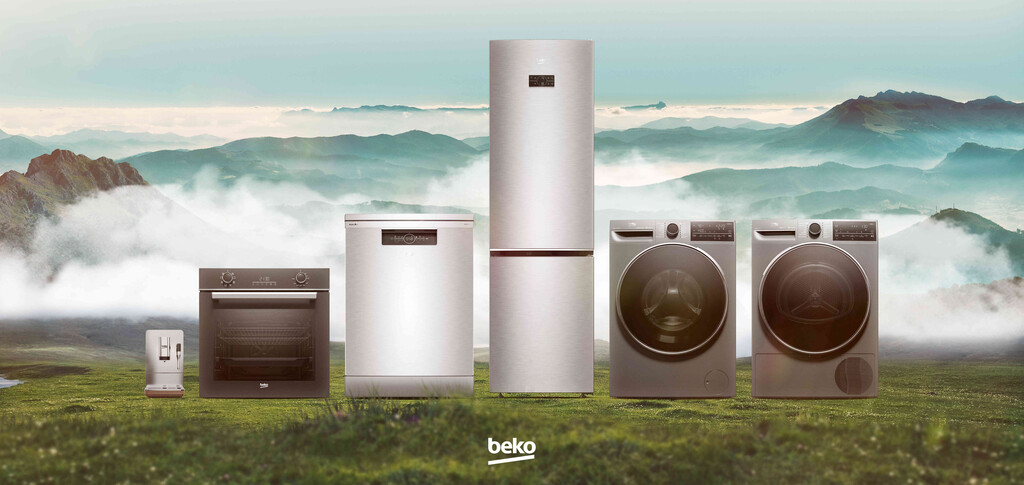 Beko presenta sus nuevas lavadoras, hornos, secadoras, frigoríficos, lavaplatos y cafeteras fabricados con materiales reciclados