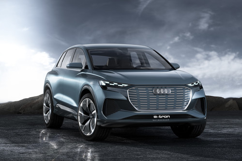 El Audi Q4 e-tron Concept anticipa un SUV compacto, eléctrico y muy llamativo