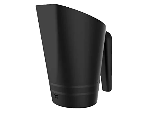 EDA Jura Montania - Pala para pellets (1 L, para 700 gr de Pellets - Negro, 11,8 x 15,8 x 18,2 cm)