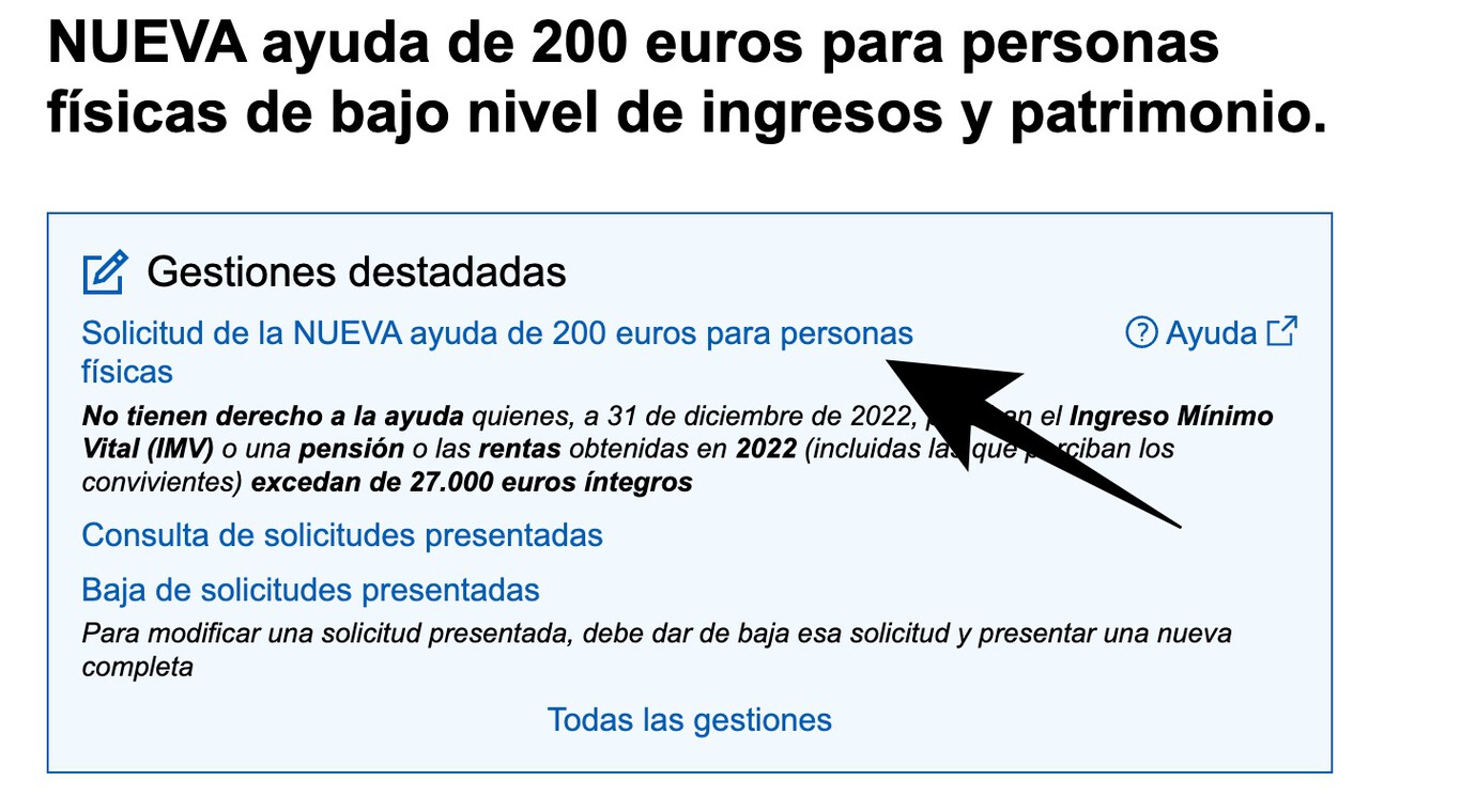 Cómo solicitar la ayuda de 200 euros para alimentación del Gobierno por ...