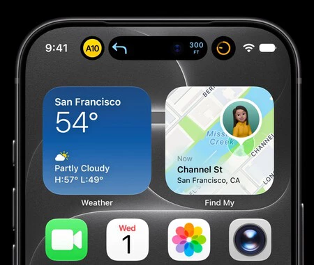 La nueva Dynamic Island permite tener tres apps a la vez