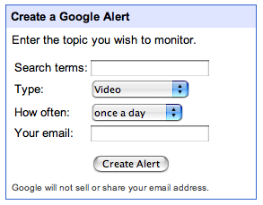 Google Alerts ahora monitoriza vídeos