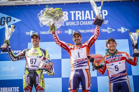 Podio Trialgp Belgica 2018