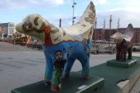 Super Lambanana, uno de los símbolos de Liverpool