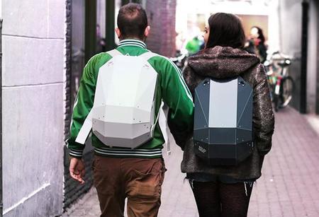 Mochila rígida Solid gray, ideal para el hombre urbano