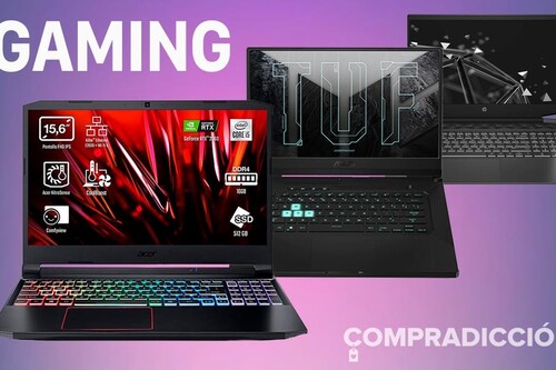9 portátiles gaming de Acer, HP o ASUS que puedes encontrar más baratos ahora en Amazon