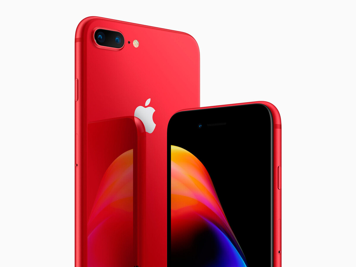 Apple iPhone 8 Plus (PRODUCT)RED 美品 Apple、iPhone 8 および iPhone 8 Plus (PRODUCT)RED Special Edition