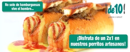 2x1 en Perritos Calientes Gourmet