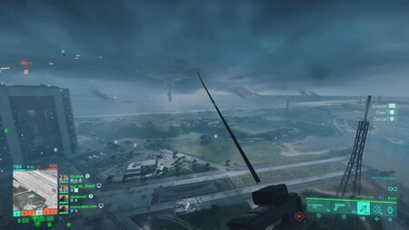 Battlefield 2042 manda a paseo las leyes de la física con un glitch que permite engancharse al humo y a los tornados
