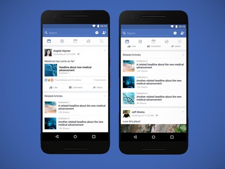Facebook te mostrará artículos relacionados y pruebas de verificación antes de que abras un enlace